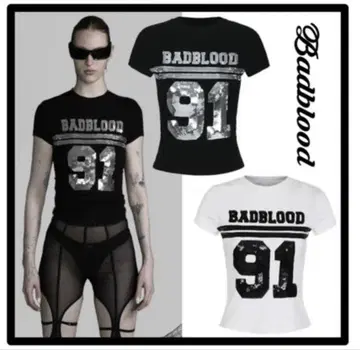 BADBLOOD 반팔 티셔츠 91 블랙 2024 SS