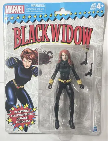 레어템 미개봉 새상품 마블 레전드 레트로 패키지 블랙 위도우