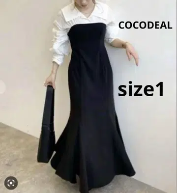 COCODEAL 코코디 셔츠 도킹 베어 원피스 S 품절 상품