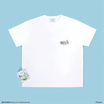 치이카와 데이즈 티셔츠 흰색 M 사이즈