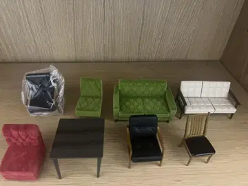 미니 가구 8개 세트  가챠가챠  카리모쿠  의자