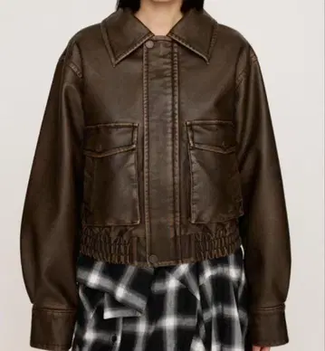 SLY LEATHER FLIGHT 재킷