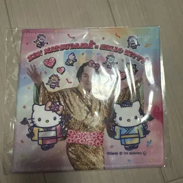 마츠켄 키티 콜라보 손수건 마츠켄 삼바 헬로키티 DISCOPARTY