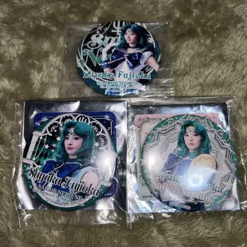 뮤지컬 세일러문 세라뮤 네프티누스 캔 배지 3개 세트