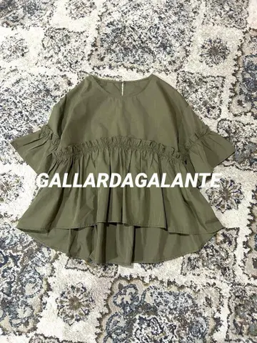 새상품급 GALLARDAGALANTE 개더 플레어 튜닉 A라인 F