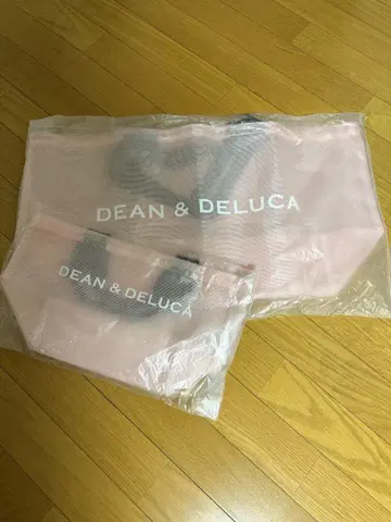 DEAN & DELUCA 핑크 토트백 2점 세트