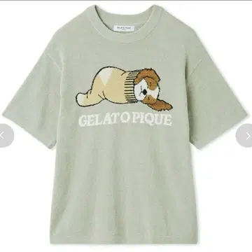 gelato pique HOMME 에어리 모코 도그 자카드 풀오버
