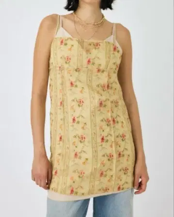 MOUSSY SHEER LAYERED SLIP 미니 드레스