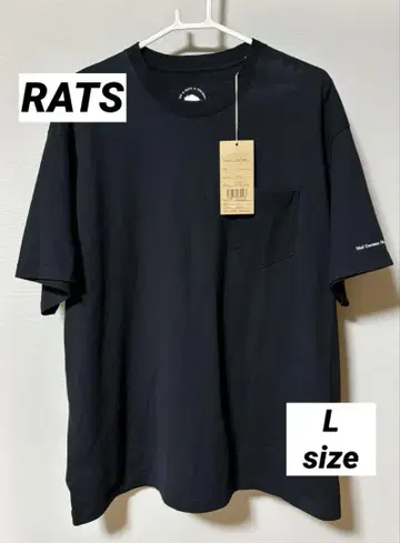 RATS 반팔 티셔츠 택 포함 L 사이즈 [ 20% OFF ]