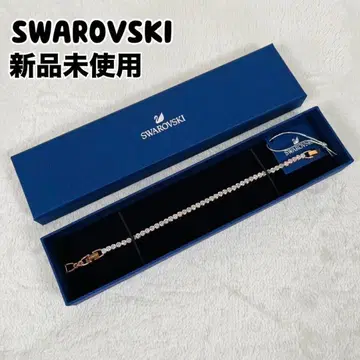 미사용 SWAROVSKI 스와로브스키 브레이슬릿 로즈 골드