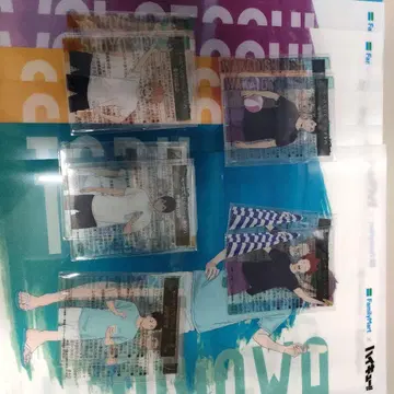 하이큐 훼미리마트 클리어 파일 클리어 카드