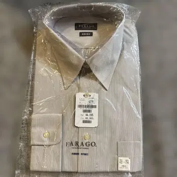 FARAGO 장소매 셔츠 36-45/5L 베이지