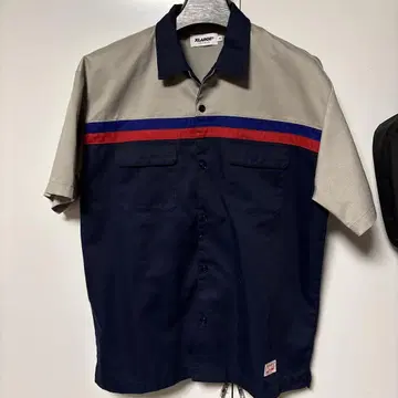 엑스트라 라지 스트라이프 워크 셔츠 x-large