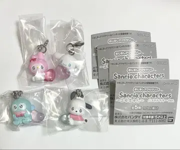 산리오 캐릭터즈 에모 큐 메지루시 액세서리 파스텔 컬러 버전 4종