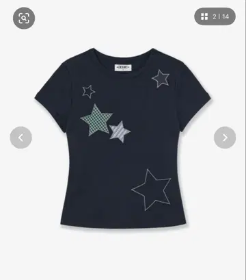 aeae check star tee 스타 셔츠