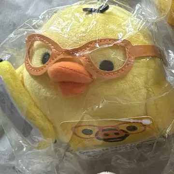 레어 산에 노란 새 리마 스토어 한정판 JINS 인형
