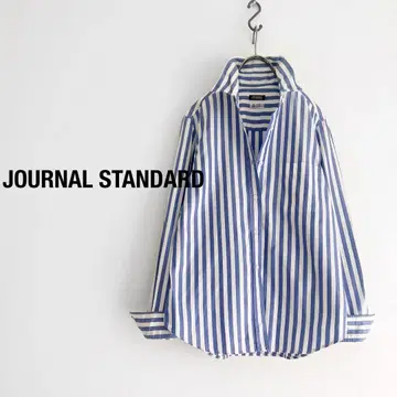 JOURNAL STANDARD 와이어 스트라이프 셔츠