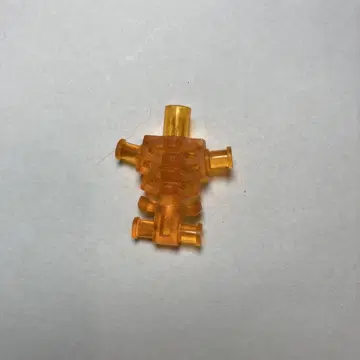 LEGO 해골 토르소 마네킹 클리어 오렌지 캐리비안의 해적