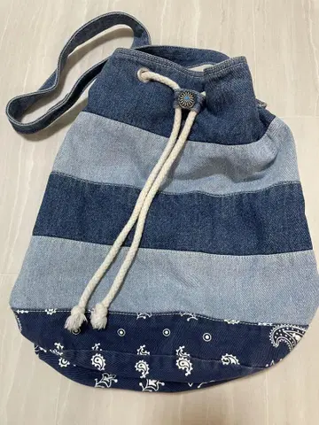 중고 로데오 크라운 데님 백
