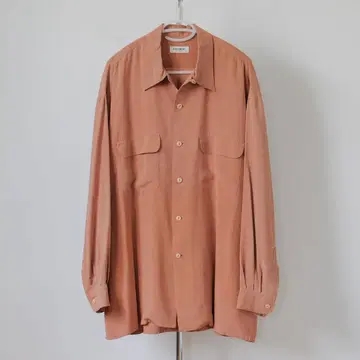 프랑스산 100% 실크 Equipment 에키프몬 오픈 칼라 셔츠