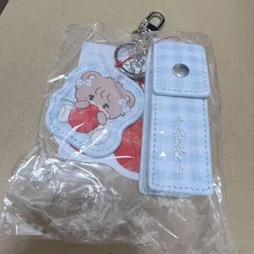 mikko 카페 라테 립 케이스 키링