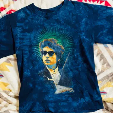 밥 딜런 Tie Dye 티셔츠 사이즈 S