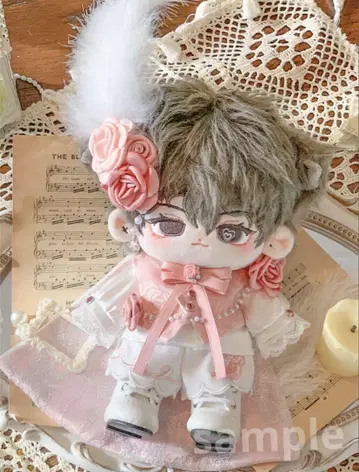 [ C-2 ] 20cm 봉제 인형 옷 갈아입기 왕자님 핑크 옷 의상