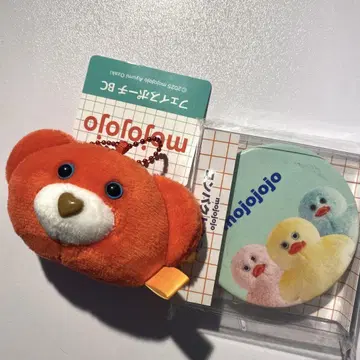 mojojojo 페이스 파우치 BC 컴팩트 거울 오리