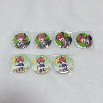 컬러풀피치 쟝파파 캔뱃지 7세트