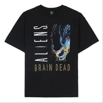 BRAIN DEAD x Aliens 티셔츠 블랙