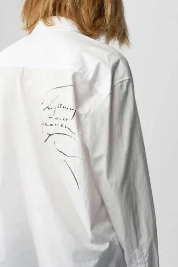 ANN DEMEULEMEESTER SS 22 롱 셔츠