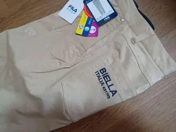 FILA 골프 팬츠 베이지 슬림 핏 90 사이즈 (XL, XXL)