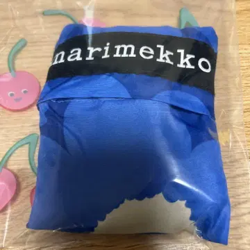 마리메 marimekko Unikko 스마트 백 블루