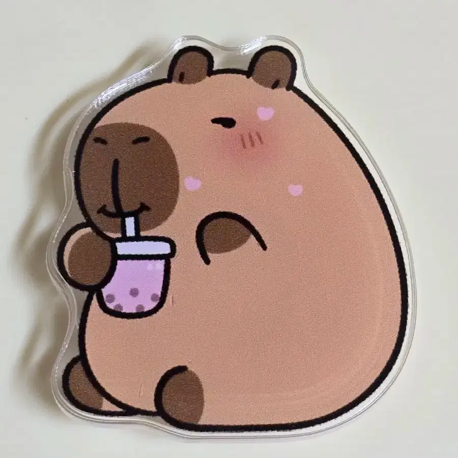 Capybara/Ribbon Shih Tzu Acrylic Grip Tok #카피바라,#그립톡,#동물