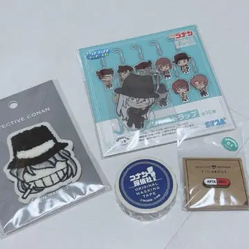 명탐정 코난 코난 탐정사 진 굿즈 4점