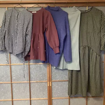 중고 여성 패션 5점 세트  natural couture