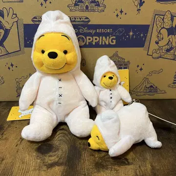 별나라 푸우 반짝반짝 별 봉제 인형 플러시 체인 마스코트 3세트