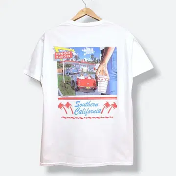 1990년대 In-N-Out Burger 햄버거 티셔츠 기업용