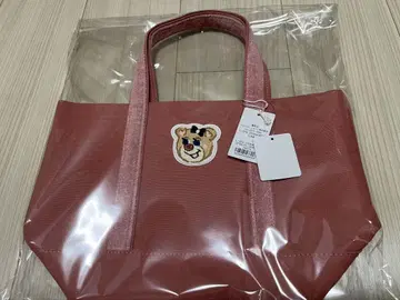 라브라리 바이 페일러 올드 테디 걸 와펜 토트백 핑크 S 사이즈