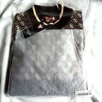 GUESS 4G 로고 스웨터 브라운 us 사이즈 L