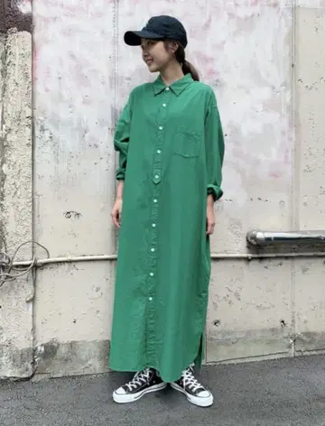 빔즈 보이 셔츠 원피스