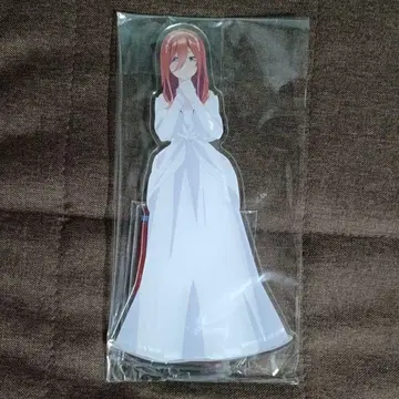 오등분의 신부 삼구 아크릴 스탠드 흰색 드레스 BIG