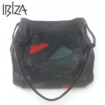[IBIZA/이비사] 새상품급 가죽 패치워크 원숄더 백
