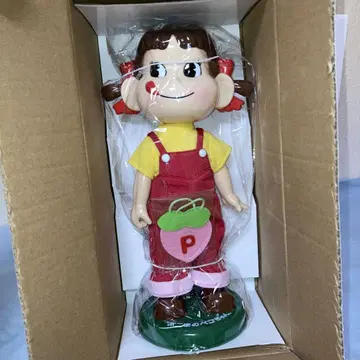 후지야 페코짱 목 흔들 인형 경품 음료 캠페인