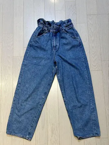 anuke Waist Tuck Denim 앤누크 데님 팬츠 와이드 레그