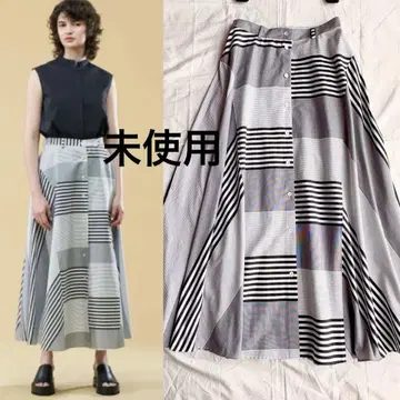 데프레 DES PRES 롱 스커트 서큘러 스커트 투모로우랜드