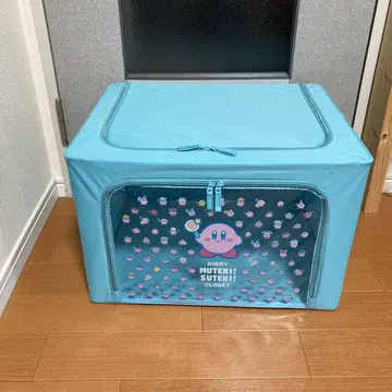 커비 수납 박스 스카이블루