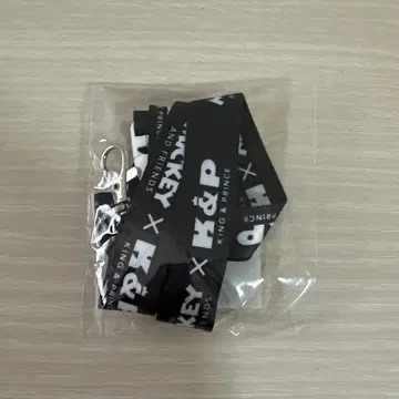 킹 앤 프린스 미키 마우스 로고 스트랩 검정