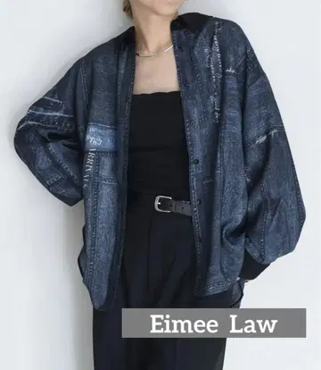 새상품 Eimee Law 패치워크 데님 pt 셔츠