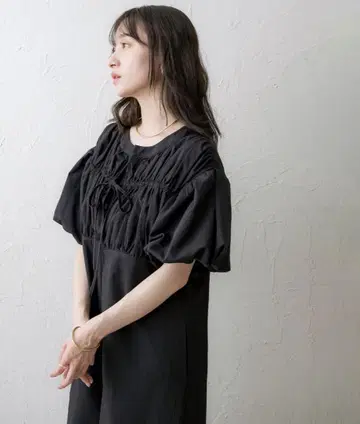 NOAHL 양류 벌룬 슬리브 올인원